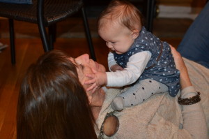 Audrey playing with Grandma